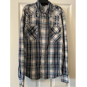 Men’s Plaid Casual Shirt